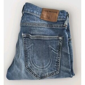 True Religion Rocco Relaxed Skinny Jeans  Mens Size 28x30 Blue Wash Luxury Denim